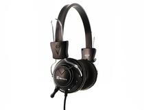 Klip Auricular KSH-320 Stereo Vol/ Mic/ 3.5MM/ 2JACK Plastico/ Metal/ Tela 105DB s.P.L.At 1KHZ. Negro