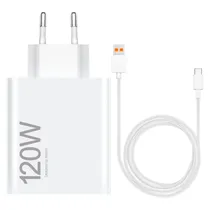 Carregador p/Tomada Xiaomi Mi 120W Hypercharge Combo MDY-14-Ee (Type-C)