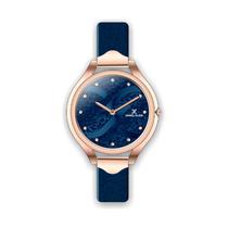 Relogio Analogico Feminino Daniel Klein Premium DK.1.12268-3 - Rosa Ouro e Azul