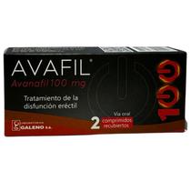 Avafil Avanafil Stendra Levitra Avanafila 100 MG com 02 Comprimidos