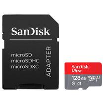 Cartao de Memoria Micro SD Sandisk Ultra 128GB Classe 10 A1 U1 - SDSQUAB-128G-GN6MA