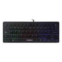 Teclado Satellite AK-872 - com Fio - Espanhol - RGB - Preto