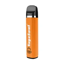 Vape Pod Descartável Vapesoul Smile 1500 Puffs, 5.0ML, 5% Salt Nic, Recarregável - Orange Ice