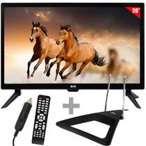 TV LED 20" BAK HD HDMI/USB com Conversor Digital + Antena BK-ANT187