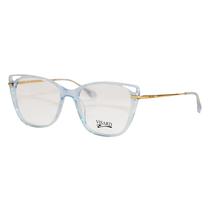 Armacao para Oculos de Grau RX Visard 6911 53-17-140 C3 - Transparente Azul/Dourado