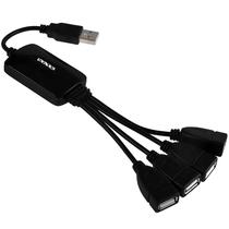 Hub USB Satellite A-HUB05 com 4 Portas USB 2.0 - Preto