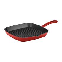 Frigideira Cuisinart CI30-23CR Chef's Classic Ferro Fundido Cuadrada 23.5CM - Vermelha