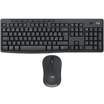 Kit Teclado Sem Fio Logitech Combo For Business MK370 Espanhol + Mouse - Preto