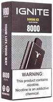 Vape Descartavel Ignite V80 Banana Ice 8000 Puffs