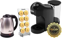Cafeteira Elétrica Multi Cápsulas Quanta Pure Flavour 3 Em 1 QTCMC50 + Chaleira KB2L