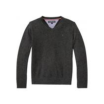 Sueter Tommy Hilfiger Masculino KB0KB03900-064 16 Cinza