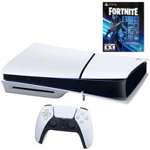 Console Sony Playstation 5 Fortnite Slim 1TB CFI-2015 8K + Jogo Fortnite - Branco/Preto