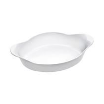 Asadera Oval de Vidrio Marinex Opaline 63591701438549 600ML Blanco