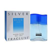 Perfume Fragluxe Silver Blue For Men 100ML Masculino Eau de Toilette