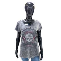 Camiseta John John Feminino 03-02-1647-058 P - Cinza