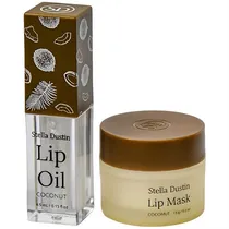 Kit Stella Dustin Lip Oil 4.5 ML + Máscara Labial Coconut 15 G
