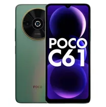Celular Xiaomi Poco C61 128GB / 4GB Ram / Dual Sim / Tela 6.71" / 8MP - Verde (Global) BR