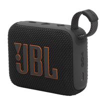 Caixa de Som JBL Portatil GO4 Black BT