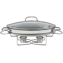 Servidor Buffet Oval Cuisinart Clássica Entertaining Collection 35CM Inox - 7BSO-34