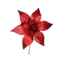 Flor Navidena Santini 140-4101076 35 X 38 CM Rojo