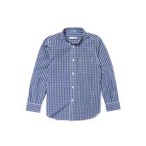 Camisa Lacoste Infantil Masculino CJ9707-FYL 12A  Xadrez Azul