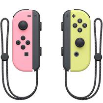 Controle Nintendo Switch Joy-Con L/R Hac A Javaf com Correia - Pink/Yellow Pastel