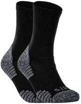 Meias 5.11 Tactical Duty Ready Ultra Crew Socks 10046-019 Black (2 Pares)