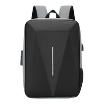 Mochila para Notebook Sate A-KP502 15.6" com Puerto USB/Senha Antirroubo - Cinza/Preto