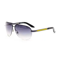 Óculos de Sol Fashion Baqzi 2043 C1 Tam. 66-10-130 - Preto/Azul