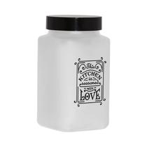 Pote de Almacenamiento Herevin Kitchen Love 147016-803 2L Blanco