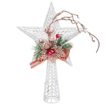 Estrela Árvore Natal Dourada 19×28 CM