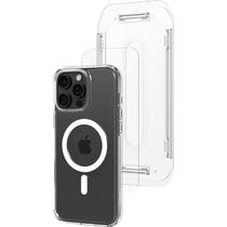 Estojo Protetor + Pelicula Protetora Spigen Ultra Hybrid ACS08141 para iPhone 16 Pro Max - Transparente