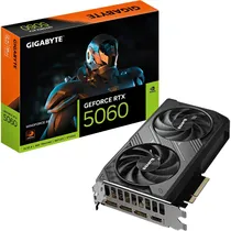 Placa de Vídeo Gigabyte Geforce RTX 5060 Windforce 8 GB GDDR7 (GV-N5060WF2-8GD)