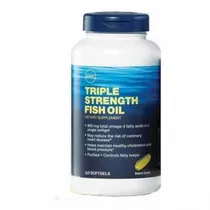 GNC Triple Strength Fish Oil 60 Cápsulas