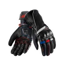 Luva para Motociclista Seventy Degrees SD-T1 Winter Tourning - Tamanho XXL - Preto/Azul/Vermelho