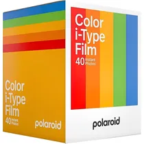 Papel Fotográfico para Impressora Polaroid I-Type Color - 40 Unidades
