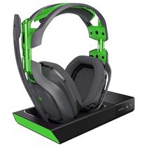 Fone de Ouvido Sem Fio Logitech Astro A50 + Base Xbox - Preto/Verde