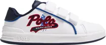 Tênis Infantil Polo Ralph Lauren RL01163100 Branco/Azul - Masculino