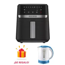 Airfry Black Decker AFBD62-1BDAR Digital 5.5L/1500W + Chaleira EDTK1760