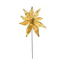 Flor Navideña Miro 831-AMX020-539B 34 X 50 CM Dorado