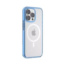 Estuche Protector Devia para iPhone 15 Pro Max Azul/Transparente