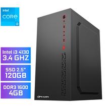 PC Office Montado Up Gamer Prime, Intel Core i3 4130 3.4GHZ, 8GB DDR3 1600MHZ, SSD 120GB 2.5", Placa Mae H81M, Fonte 200W, Cooler Processador