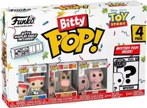 Bonecos Jessie,Bullseye,Hamm, - Funko Bitty Pop! Misterio Pop Adentro 4 Pack