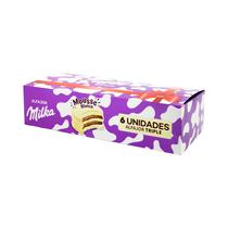 Alfajor Triple Mousse Blanco 6 Unidades Milka