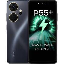 Smartphone Itel P55+ P663L 4/128GB NFC Black (Anatel)