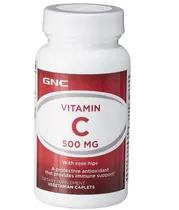 Suplemento GNC Vitamina C 500 MCG com 250 Cápsulas