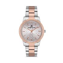 Relogio Analogico Feminino Daniel Klein Premium DK.1.12540-5 - Rosa Ouro/Prata