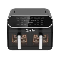 Fritadeira Elétrica Quanta Duesupreme QTAFS80 - 2400W - 2X4L - 110V - Preto