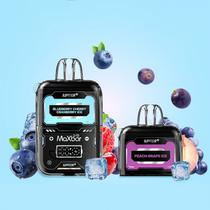 Dispositivo Descartavel Maxbar Jupiter 20000 Puffs Peach Grape Iceblueberry Cherry Cranberry Ice