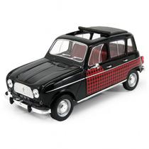 Car Norev 1/18 Renaut 4 Parisienne 1964 Black & Red 185242